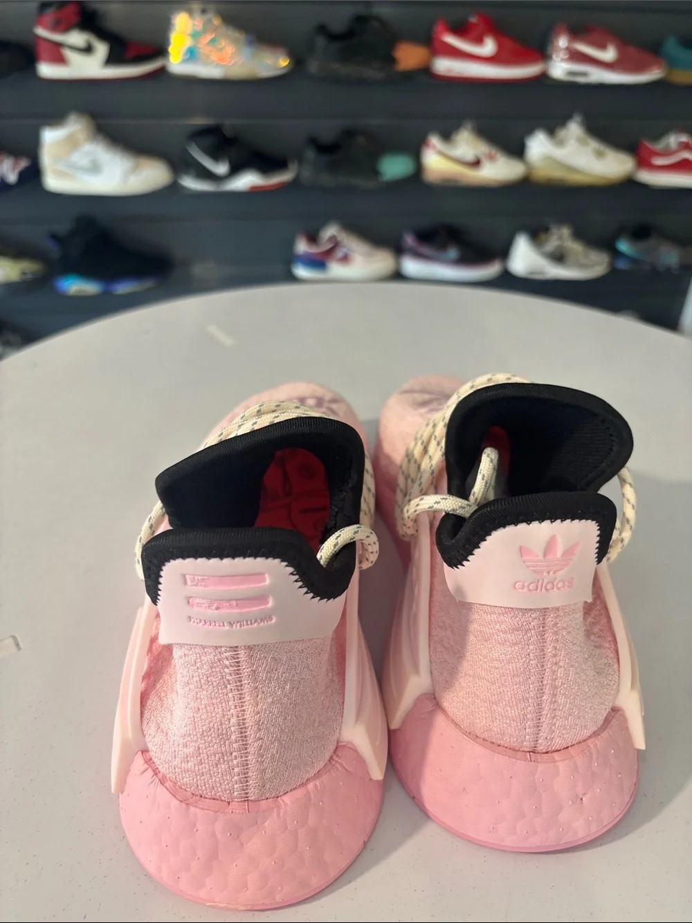 Pharrell X Addidas NMD Human Race ’ Pink’ BG Size 4.5